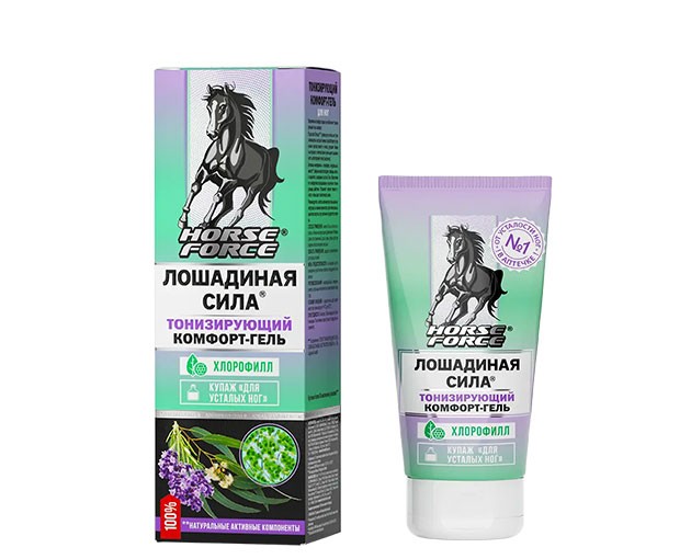 ცხენის ძალა ფეხის მატონიზირებელი გელი 125 მლ